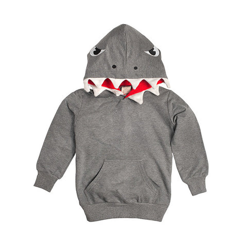 DOODLE PANTS Shark Hoodie<BR/>鯊魚造型帽 T