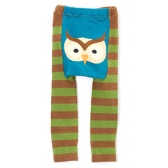DOODLE PANTS Woodland Owl Leggings<BR/>木頭島貓頭鷹緊身褲