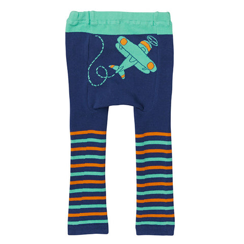 DOODLE PANTS Plane Stripe Leggings<BR/>飛機條紋緊身褲 (共2色)
