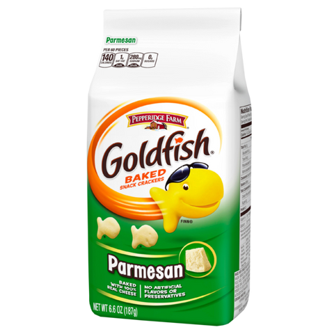 PEPPERIDGE FARM Goldfish - Parmesan<br/>琣伯莉帕瑪森起士小金魚香脆餅（6入）