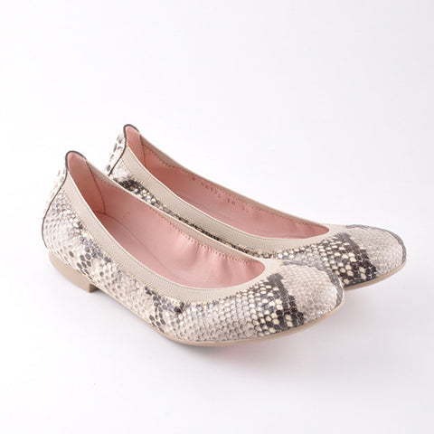 PRETTY BALLERINAS<BR/>Shirley 系列 蛇紋平底鞋 - Shark Tank Taiwan 