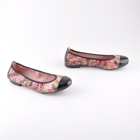 PRETTY BALLERINAS<BR/>Shirley 系列 亮片復古印花圖騰 - Shark Tank Taiwan 