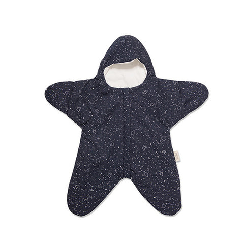 BABY BITES<br/>純棉手作海星嬰兒睡袋 (標準版) - 午夜藍