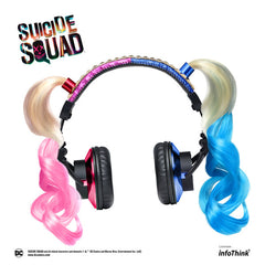 SUICIDE SQUAD InfoThink Headphones - Harley Quinn<br/> 自殺突擊隊週邊商品 - 耳罩式耳機 (小丑女) - Shark Tank Taiwan 
