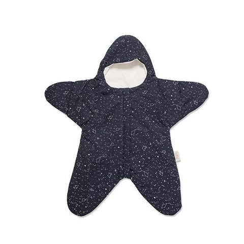 BABY BITES<br/>純棉手作海星嬰兒睡袋 (輕量版) - 午夜藍