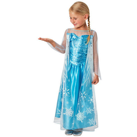HALLOWEEN 萬聖節派對服飾<br/>Elsa 冰雪奇缘艾莎公主經典裝扮服飾 – 兒童款