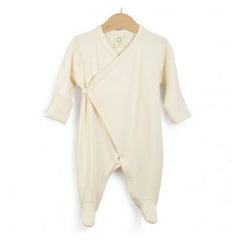 WOOLYORGANIC<br/>有機棉絨 - 側開襟長袖連腳褲 (共3色)