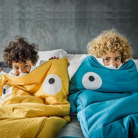 BABY BITES<br/>純棉兒童多功能睡袋 (輕量型) - 芥末黃