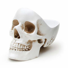 SUCK UK White Skull Tidy<BR/>骷髏頭收納碗 – 白色款