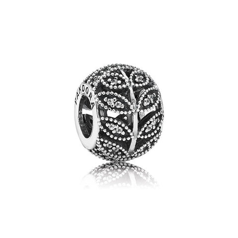 PANDORA Sparkling Leaves, Clear CZ