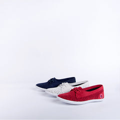 FYE FYE1504<br/>寶特瓶製休閒女鞋 Paris 系列 - 酒紅色