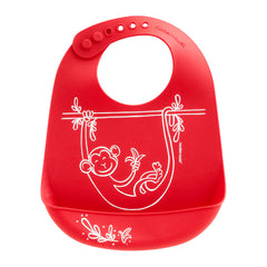 MODERN TWIST<br/>Mini款幼兒圍兜 - 猴子吊單槓