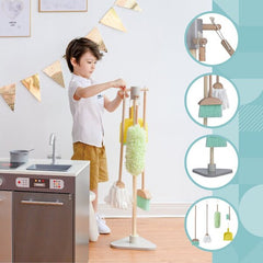 TEAMSON<BR/>兒童實木玩具小幫手掃地清潔組-6件組