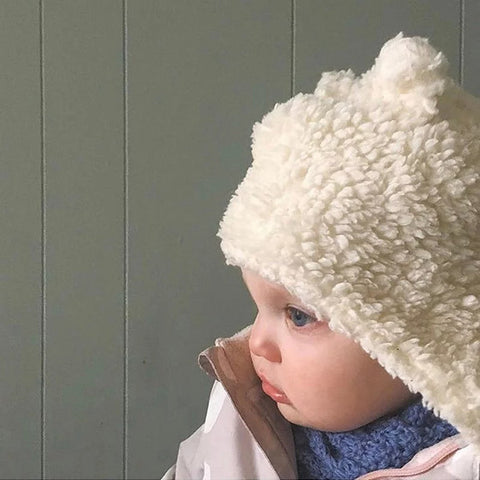 NANAMI<br/>因紐特毛毛系列 - 有機棉寶寶帽