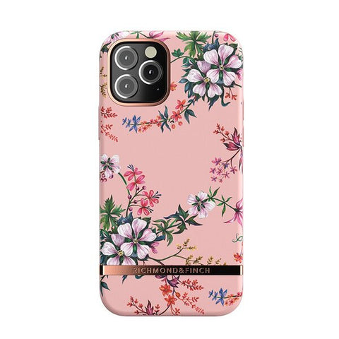 RICHMOND & FINCH<br/>RF瑞典手機殼 玫瑰金線框  - 夢幻粉紅花