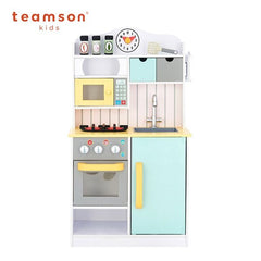 TEAMSON<BR/>佛羅倫斯木製家家酒兒童廚房玩具-黃綠色