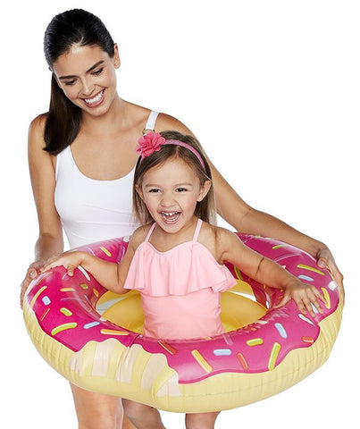 BIG MOUTH<br/>兒童造型游泳圈 - 草莓甜甜圈