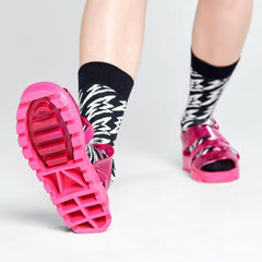 HAPPY SOCKS<br/>黑白閃電襪 (41-46)