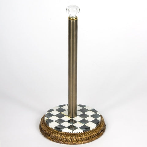 MacKenzie-Childs - Courtly Check Paper Towel Holder - Shark Tank Taiwan 歐美時尚生活網