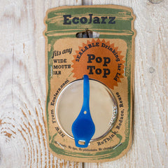 ECOJARZ PopTop<br/>不鏽鋼防漏飲料杯蓋 - 寬口 (共4色)