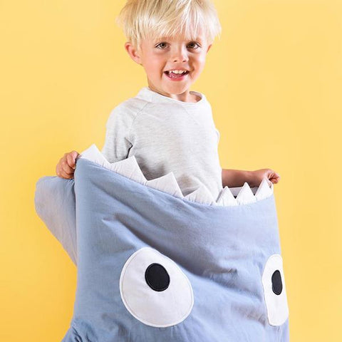 BABY BITES<br/>純棉兒童多功能睡袋 (標準版) - 湛灰藍