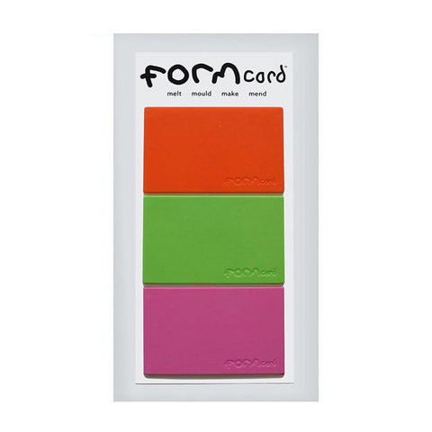 FORMCARD Handy Meltable Bio-Plastic<BR/>多功能隨身塑形凝土 - 橘/綠/粉紅