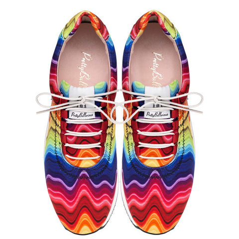 PRETTY BALLERINAS<br/>Sneakers 系列 內增高波紋系列運動鞋 (共2色)