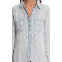 Carter Star Wash Buttondown<br/>淺色星星滿版襯衫 - Shark Tank Taiwan 