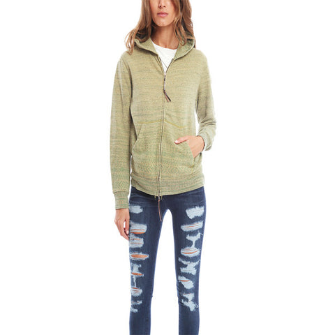 Silk Nep Zip Hoody<br/>連帽拉鍊運動外套