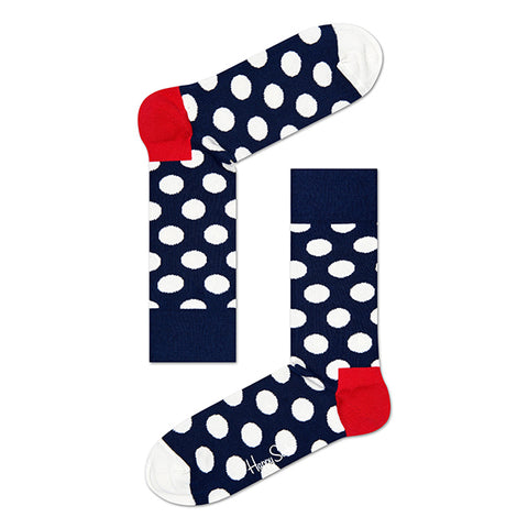 HAPPY SOCKS<br/>深藍白大點襪  (41-46)