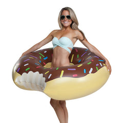 BIG MOUTH Giant Chococlate Donut Pool Float<br/>造型游泳圈 - 巧克力甜甜圈款