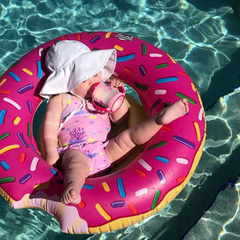BIG MOUTH<br/>兒童造型游泳圈 - 草莓甜甜圈