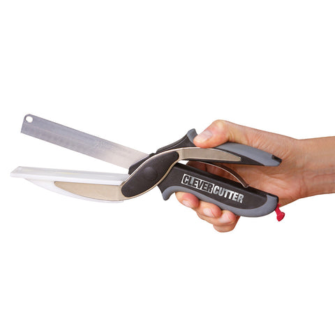 CLEVER CUTTER 2 in 1 Knife & Cutting Board<br/>多功能砧板剪刀