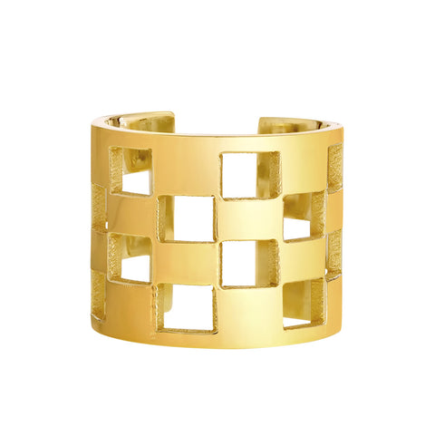 Croatia Check - Ring - Gold