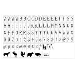 MY CINEMA LIGHTBOX Wilderness Letter Pack<br/>原野字卡組 (適用經典版燈箱)
