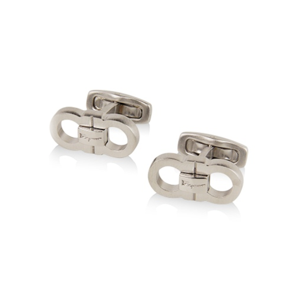 Ferragamo - Double Gancino Cufflink - Shark Tank Taiwan 
