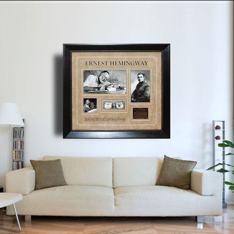 Ernest Hemingway Autographed Dollar<br/>海明威親筆簽名美金 - Shark Tank Taiwan 
