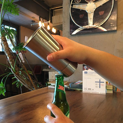 ASOBU Brew Cup<br/>不鏽鋼開瓶啤酒杯 - 香檳金