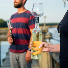 GUZZLE BUDDY Wine Bottle - Borosilicate Glass<BR/>暢飲玻璃酒杯