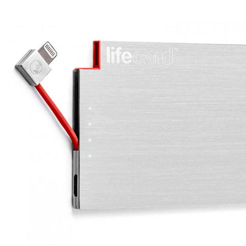 PLUSUS LifeCard<br/>超輕薄行動電源 Apple/Lighting (鐵灰)