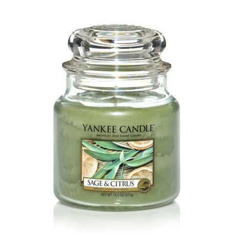Medium 14.5 oz. Classic Jar - Sage & Citrus