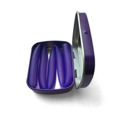 GOSILI<br/>吸管口袋組 - 珍奶款 (青) + 20cm (紫) -+ Moek  吸攜暢飲切口器 (藍+灰)