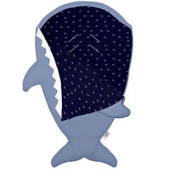 BABY BITES<br/>純棉手作嬰幼兒睡袋 湛灰藍 (輕量版) - Shark Tank Taiwan 
