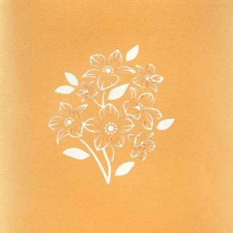 LOVEPOP Floral Bouquet Gold 3D card<br>萬用卡片－幸福花束 (金色) - Shark Tank Taiwan 
