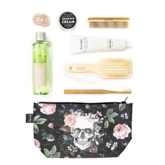PAPRCUTS.DE Wash bag-Blossoming Afterlife<br/>盥洗包 - 骷髏花