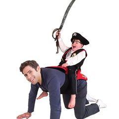 PONY UP DADDY Saddle<BR/>親子牛仔騎馬遊戲馬鞍 - 素色款 (共4色)