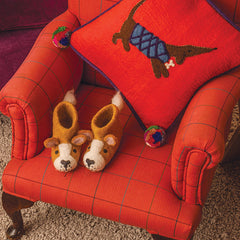 SEW HEART FELT Prince the Corgi Children's Slippers</br>放牧小羊羊毛氈鞋 - 柯基犬 (童鞋) - Shark Tank Taiwan 