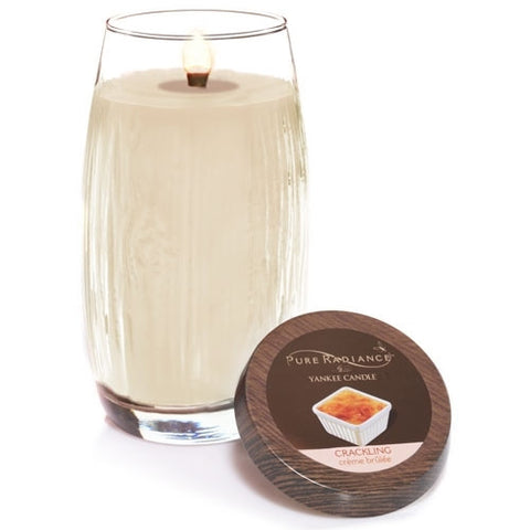 Pure Radiance™ Large 22 oz. Crackling LumiWick™ - Crème Brulee