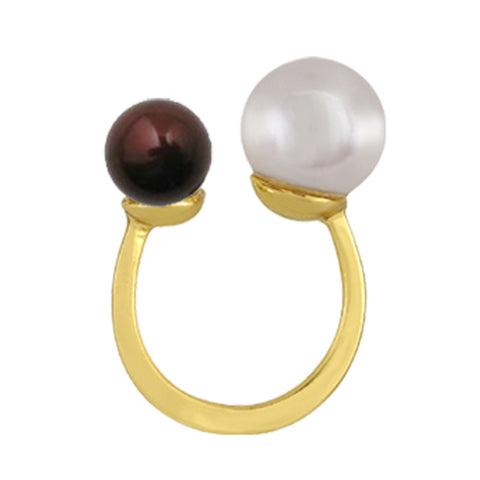 RIO DE JANEIRO - Ring - Gold with 12 Cream & 8