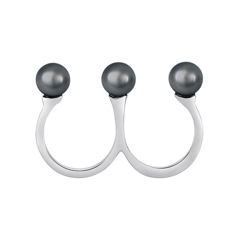 Russia - Ring - Silver with Gray